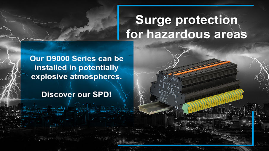 GM International D9000 Series: surge protection for hazardous areas